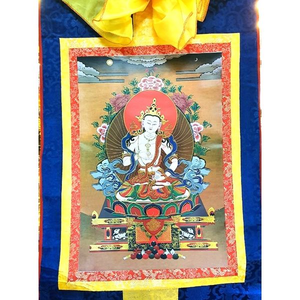 Tranh Thangka Kim Cang Tát Đỏa Bồ Tát-120x80cm